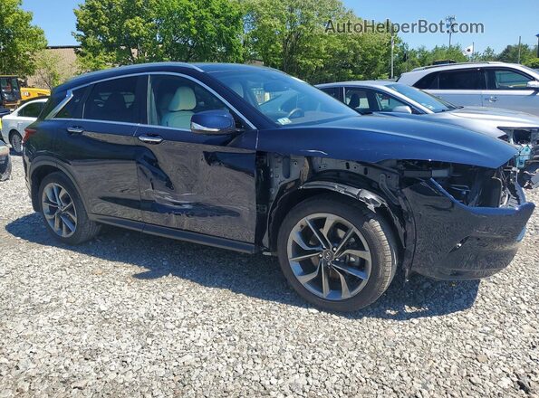 3PCAJ5DB8MF119383 2021 INFINITI QX50 Blue Przód prawy