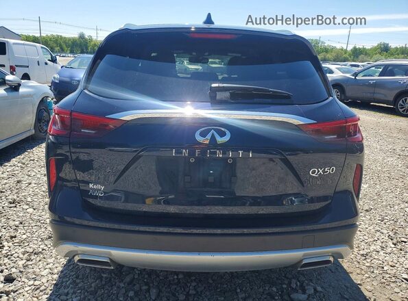 3PCAJ5DB8MF119383 2021 INFINITI QX50 Blue Widok z tyłu