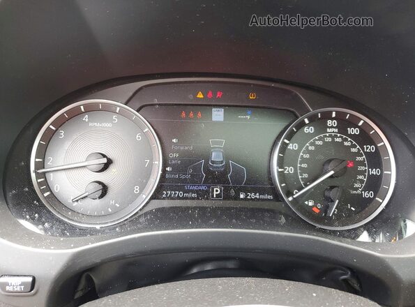 3PCAJ5EA4NF108503 2022 INFINITI QX50 Gray Սարքավորումների վահանակի տեսք