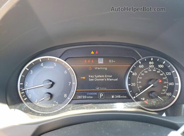 3PCAJ5EBXRF102400 2024 INFINITI QX50 Gray Widok zestawu wskaźników