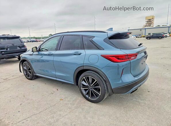 3PCAJ5FA2RF108083 2024 INFINITI QX50 Blue Задня ліва чверть