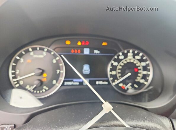 3PCAJ5FA2RF108083 2024 INFINITI QX50 Blue Вид щитка приладів