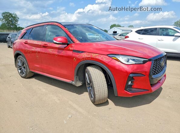 3PCAJ5FB3PF112911 2023 INFINITI QX50 Red Առջևի աջ