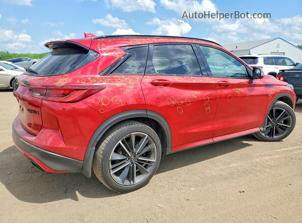 3PCAJ5FB3PF112911 2023 INFINITI QX50 Red Հետևի աջ