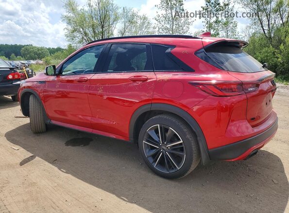 3PCAJ5FB3PF112911 2023 INFINITI QX50 Red Հետևի ձախ