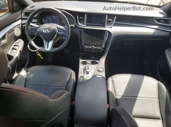 3PCAJ5FB3PF112911 2023 INFINITI QX50 Red Առջևի վահանակի տեսք