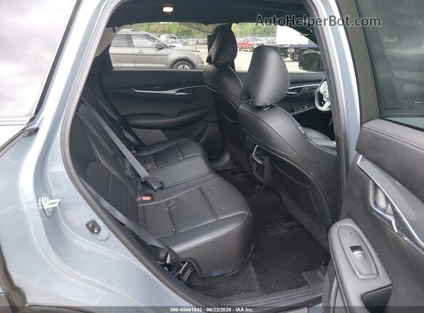 3PCAJ5FB5PF106043 2023 INFINITI QX50 Blue Vista de la etiqueta del VIN