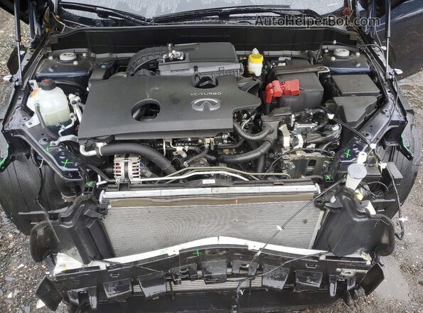 3PCAJ5FB5SF111364 2025 INFINITI QX50 Blue Vista del compartimento del motor