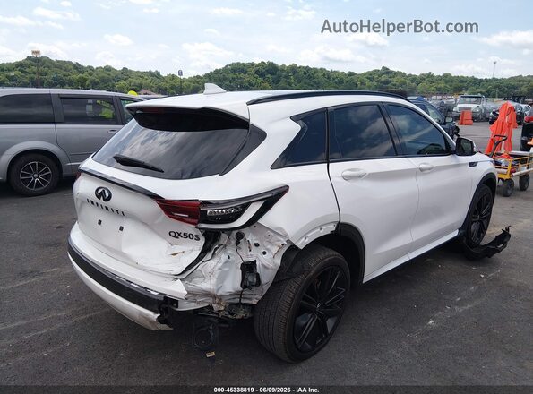 3PCAJ5FB8RF103026 2024 INFINITI QX50 White Vista frontal