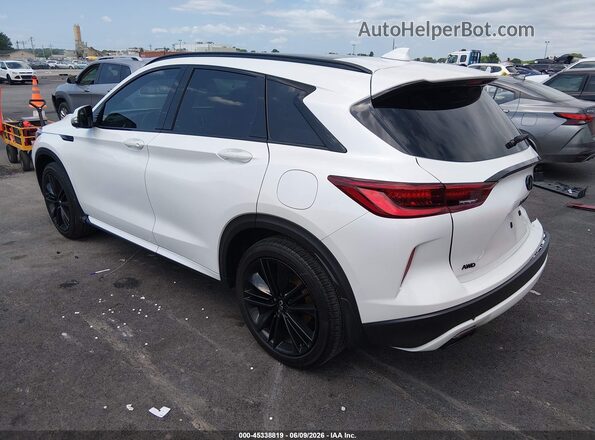 3PCAJ5FB8RF103026 2024 INFINITI QX50 White Trasero izquierdo