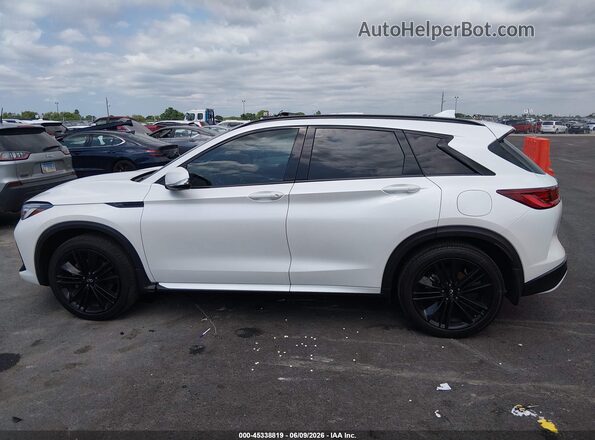3PCAJ5FB8RF103026 2024 INFINITI QX50 White Vista interior de 360 grados