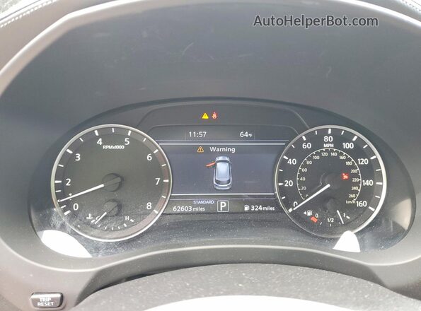 3PCAJ5FB9RF113872 2024 INFINITI QX50 Black Widok zestawu wskaźników