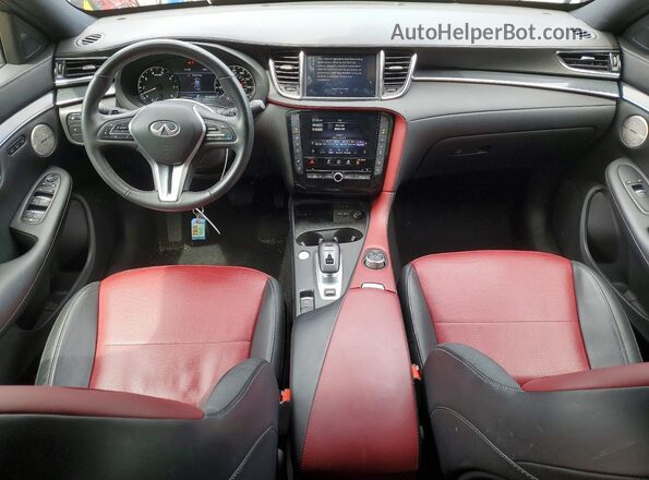 3PCAJ5FB9RF113872 2024 INFINITI QX50 Black Widok deski rozdzielczej