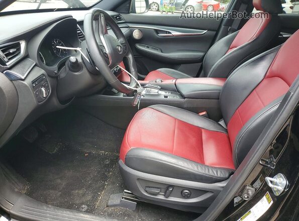 3PCAJ5FB9RF113872 2024 INFINITI QX50 Black Widok wnętrza z przodu