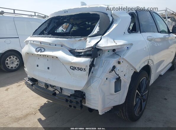 3PCAJ5FBXPF113926 2023 INFINITI QX50 CV1 White Front view