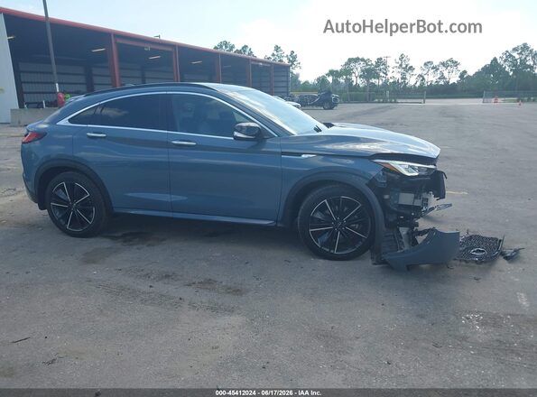 3PCAJ5J33NF105227 2022 INFINITI QX55 Light Blue უკანა სალონის ხედი