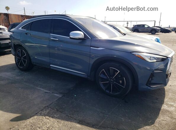 3PCAJ5J37NF102136 2022 INFINITI QX55 Blue Delantero derecho