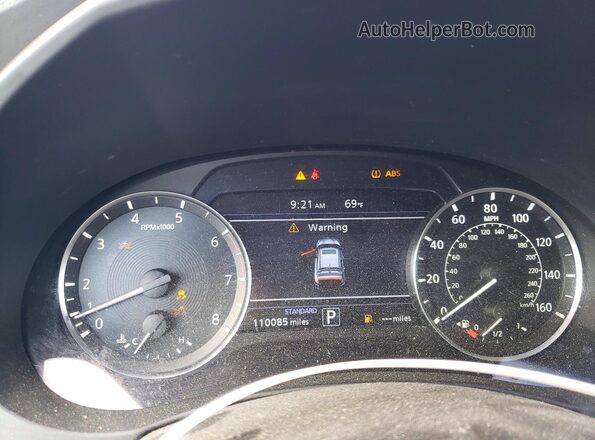 3PCAJ5J37NF102136 2022 INFINITI QX55 Blue Vista del cuadro de instrumentos