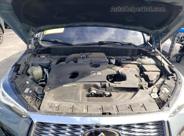 3PCAJ5J37NF102136 2022 INFINITI QX55 Blue Vista interior trasera