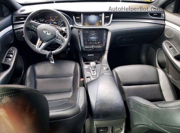 3PCAJ5J37NF102136 2022 INFINITI QX55 Blue Vista del salpicadero