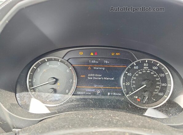 3PCAJ5J37NF115484 2022 INFINITI QX55 Gray Instrument cluster view