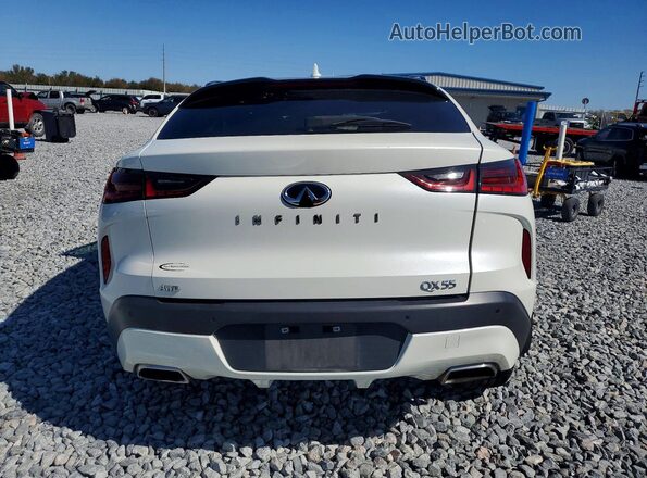 3PCAJ5J38NF101609 2022 INFINITI QX55 White Widok z tyłu