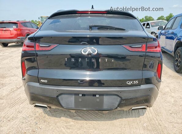 3PCAJ5JR0RF107561 2024 INFINITI QX55 Black Vista trasera