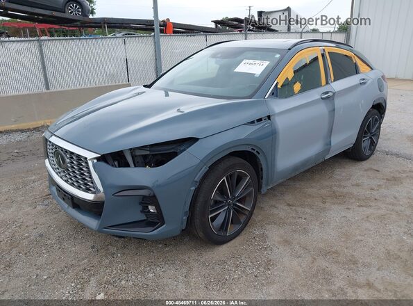 3PCAJ5JR5PF107181 2023 INFINITI QX55 Серый Передняя левая четверть