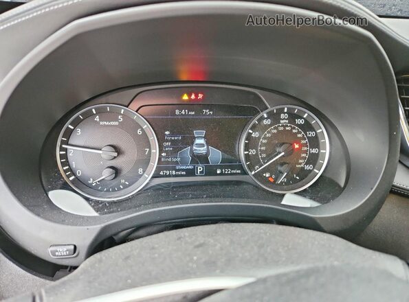 3PCAJ5JR5PF113367 2023 INFINITI QX55 White ხელსაწყოთა პანელის ხედი