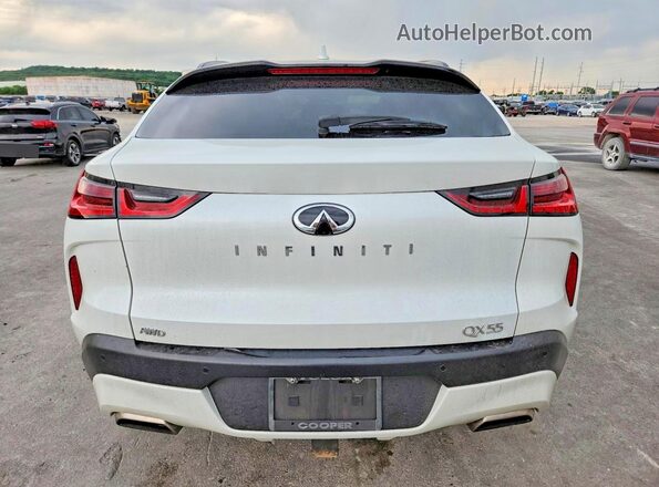 3PCAJ5JR5PF113367 2023 INFINITI QX55 White უკანა ხედი