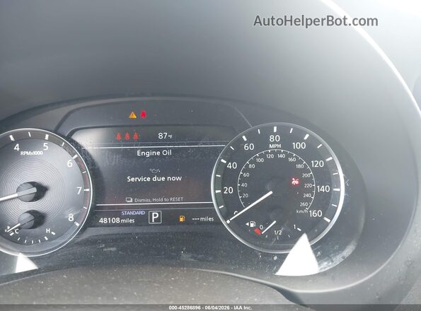 3PCAJ5JR6PF107416 2023 INFINITI QX55 Blue Вид задніх сидінь