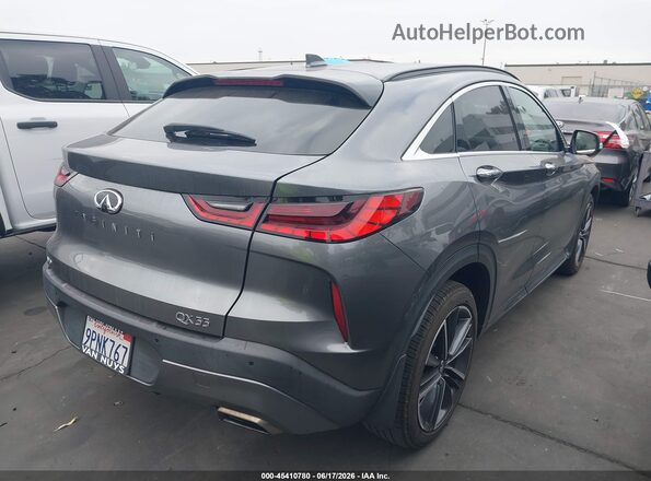 3PCAJ5JR6PF122353 2023 INFINITI QX55 Серый Задняя правая четверть