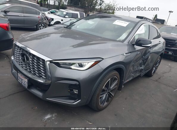 3PCAJ5JR6PF122353 2023 INFINITI QX55 Серый Передняя левая четверть