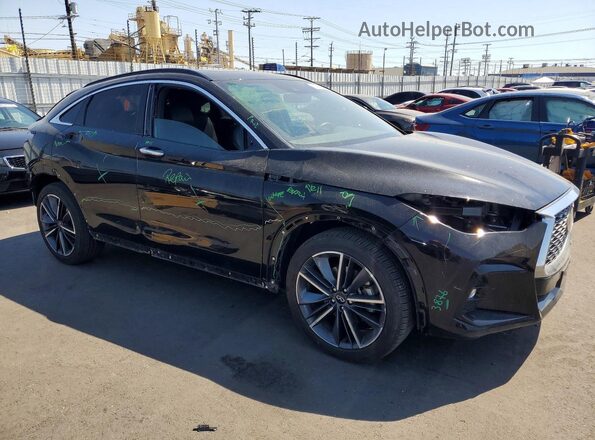 3PCAJ5JR7RF110330 2024 INFINITI QX55 Black წინა მარჯვენა