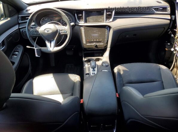 3PCAJ5JR7RF110330 2024 INFINITI QX55 Black წინა პანელის ხედი
