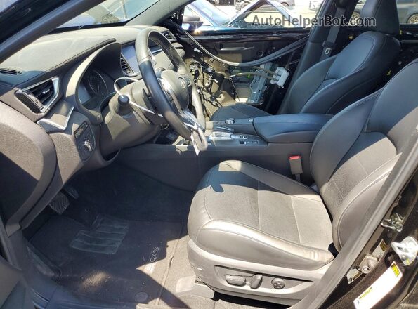 3PCAJ5JR7RF110330 2024 INFINITI QX55 Black წინა სალონის ხედი