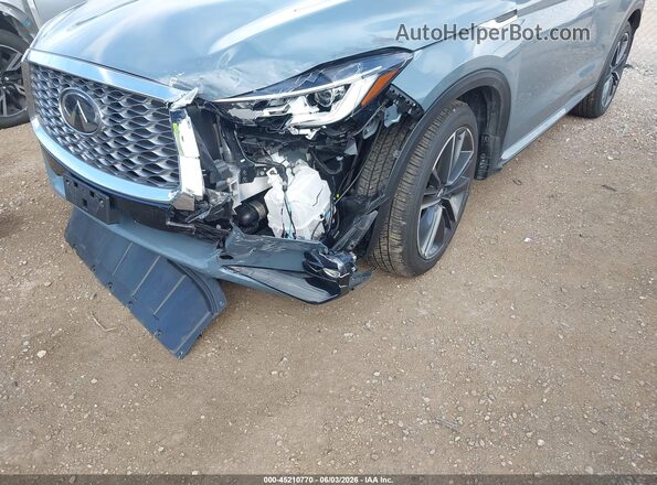 3PCAJ5JRXRF113318 2024 INFINITI QX55 Blue Front view