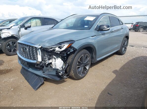 3PCAJ5JRXRF113318 2024 INFINITI QX55 Blue Front left