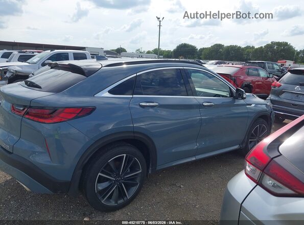 3PCAJ5JRXRF113318 2024 INFINITI QX55 Blue Rear interior view
