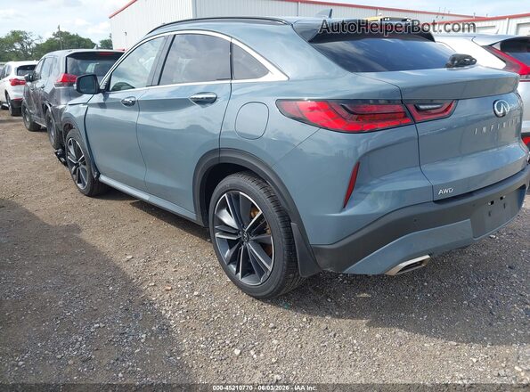 3PCAJ5JRXRF113318 2024 INFINITI QX55 Blue Rear left