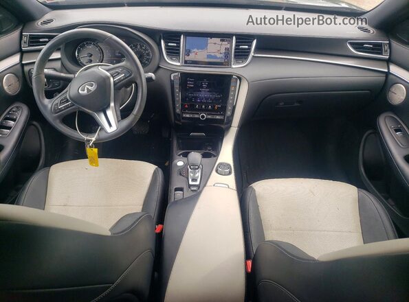 3PCAJ5KR2PF114345 2023 INFINITI QX55 Black Առջևի վահանակի տեսք