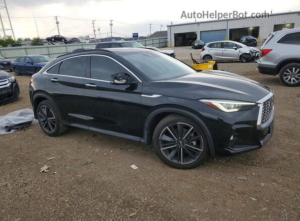 3PCAJ5KRXPF106753 2023 INFINITI QX55 Black წინა მარჯვენა