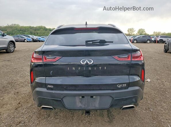 3PCAJ5KRXPF106753 2023 INFINITI QX55 Black უკანა ხედი
