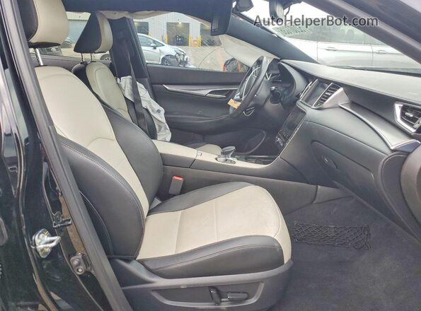 3PCAJ5KRXPF106753 2023 INFINITI QX55 Black წინა სალონის ხედი
