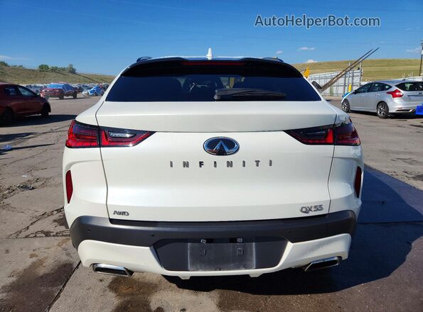 3PCAJ5L30NF102816 2022 INFINITI QX55 White უკანა ხედი