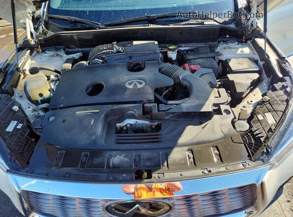 3PCAJ5L30NF102816 2022 INFINITI QX55 White ძრავის განყოფილების ხედი