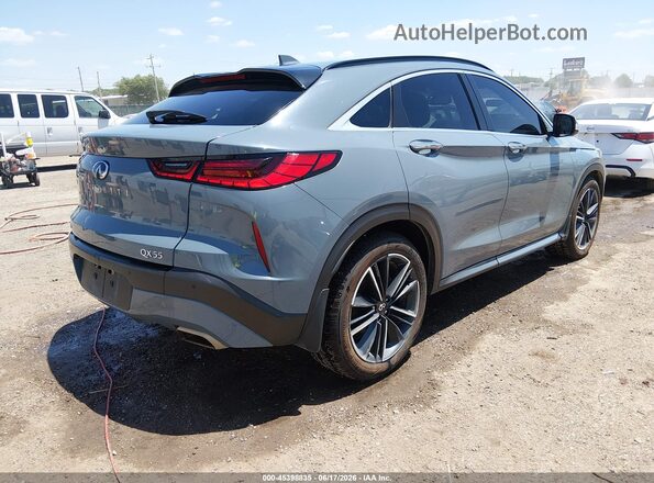 3PCAJ5L36NF106529 2022 INFINITI QX55 Light Blue Tył prawy