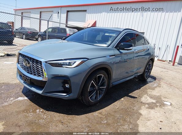 3PCAJ5L36NF106529 2022 INFINITI QX55 Light Blue Przód lewy