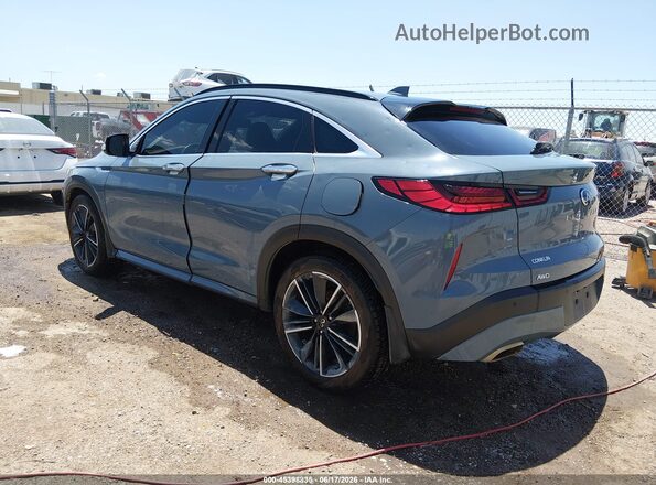 3PCAJ5L36NF106529 2022 INFINITI QX55 Light Blue Tył lewy