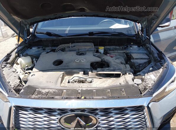 3PCAJ5L36NF106529 2022 INFINITI QX55 Light Blue Widok z tyłu